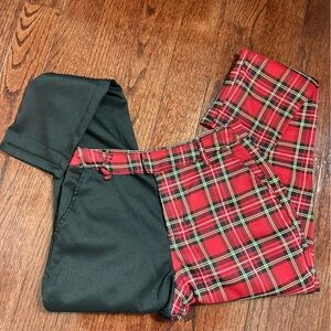 Hot Topic plaid/black pants